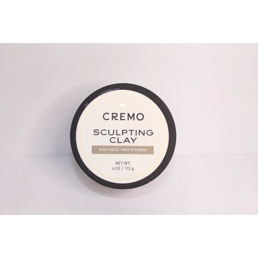 Cremo Sculpting Clay High Hold Matte Finish 4 oz Effortless Control New Unopened